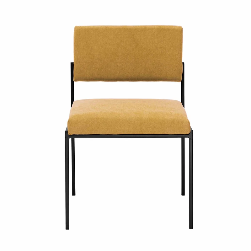 CUBE Stuhl, Gestell aus pulverbeschichtetem Stahl