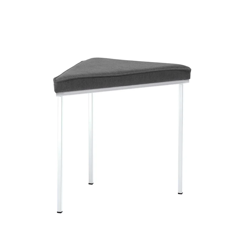 CUBE Dreibeinhocker, Gestell pulverbeschichtet