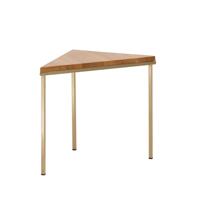 CUBE Dreibein-Tisch, Eichenholz, Naturfarbe