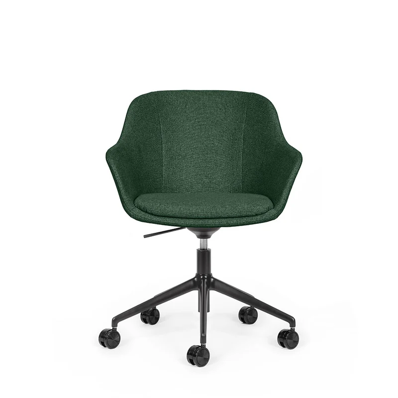 lento Smart Cosy D high | Gestell schwarz | Konferenzstuhl | Besucherstuhl | Wippfunktion & Rollen