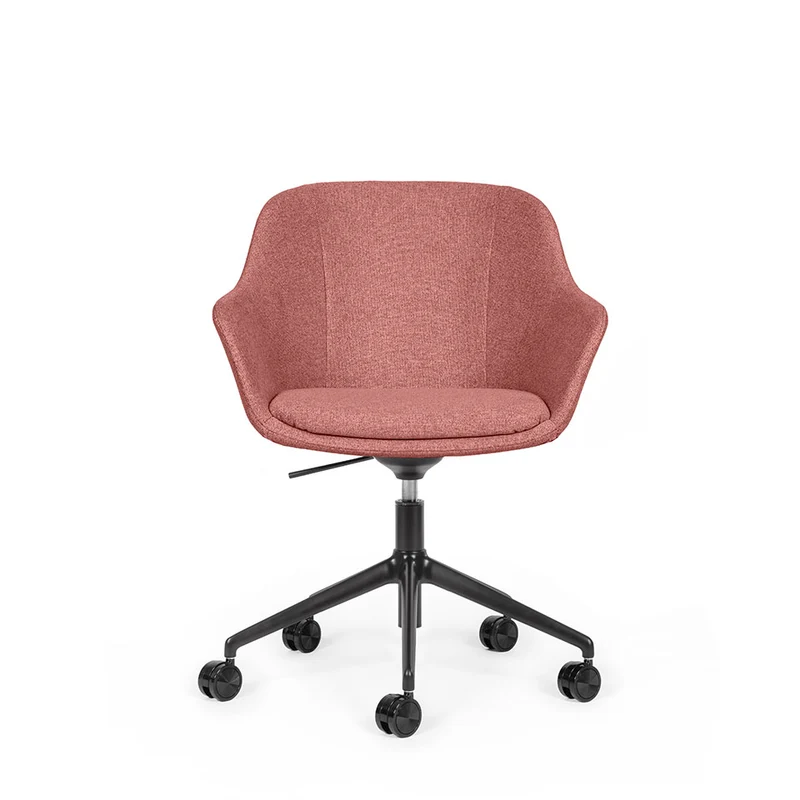 lento Smart Cosy D high | Gestell schwarz | Konferenzstuhl | Besucherstuhl | Wippfunktion & Rollen