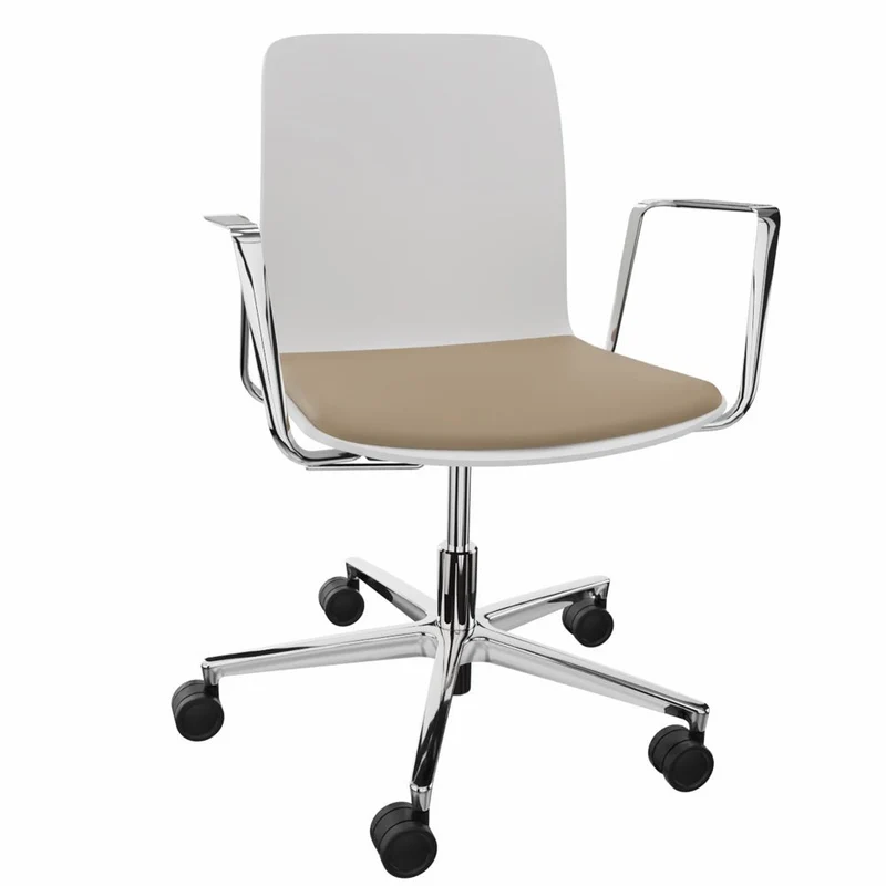 Dauphin Fiore FI 7537 | Konferenzstuhl | Holzschale | Optional mit Polster