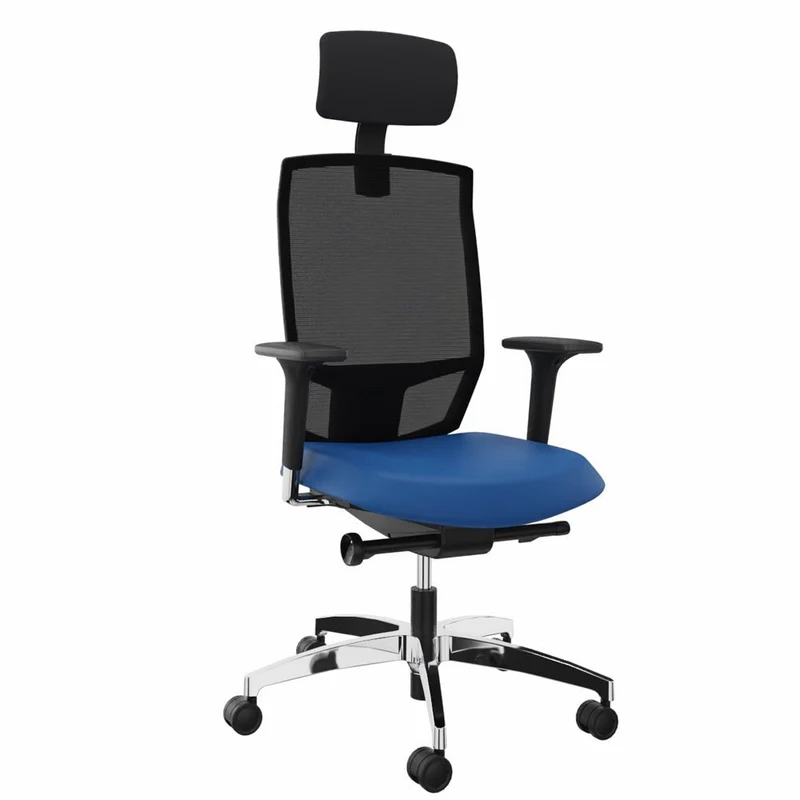 Ergonomischer Bürostuhl Dauphin @JUST EVO MESH AJ 5786 mit Kopfstütze - Konfigurierbar