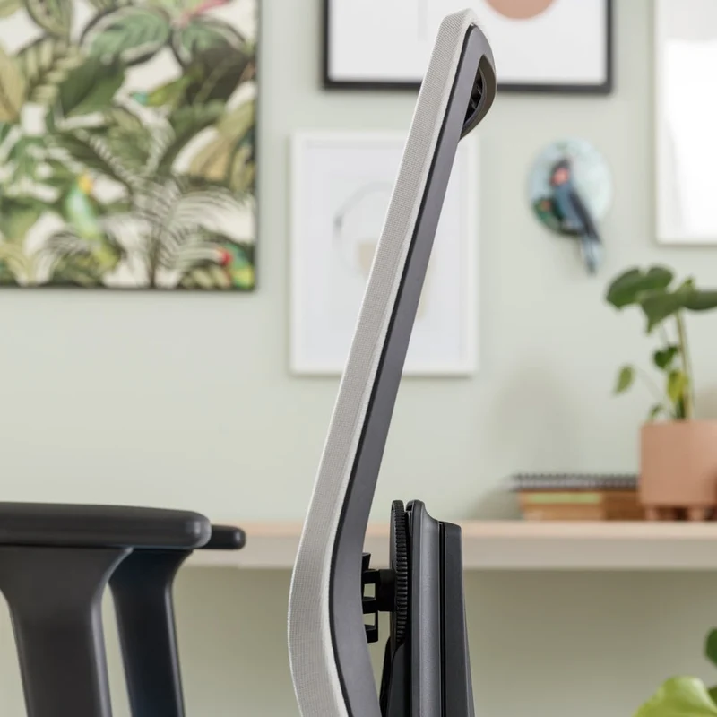 Ergonomischer Bürostuhl Dauphin INDEED MESH ID 7056_SLP mit Lordosenstütze | Netzrücken | Schwarz