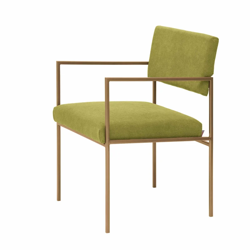 CUBE Sessel, Gestell aus pulverbeschichtetem Stahl