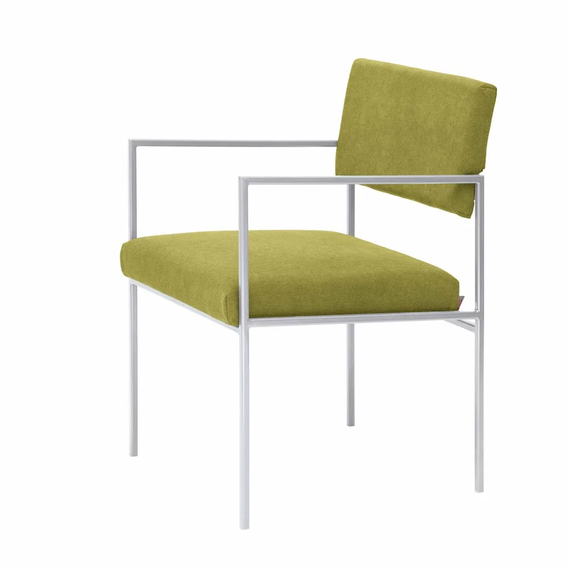 CUBE Sessel, Gestell aus pulverbeschichtetem Stahl