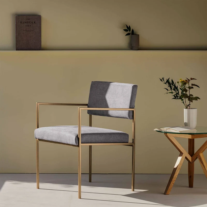 CUBE Sessel, Gestell aus pulverbeschichtetem Stahl