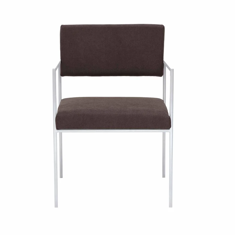 CUBE Sessel, Gestell aus pulverbeschichtetem Stahl