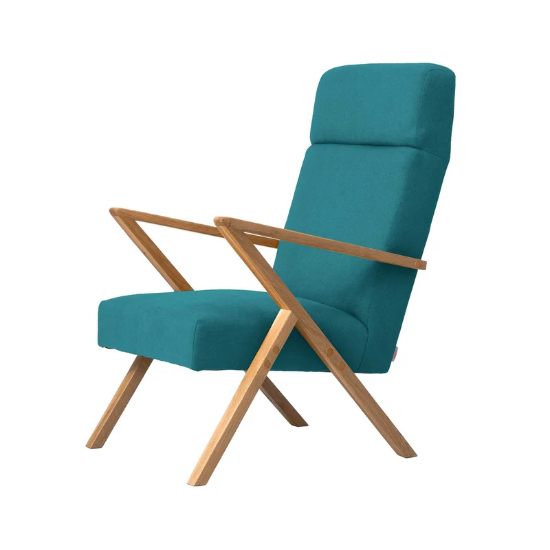 RETROSTAR Lounge Chair, Gestell aus Eichenholz, naturfarben