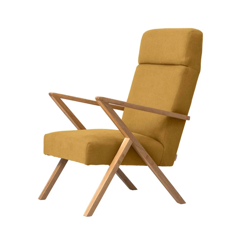 RETROSTAR Lounge Chair, Gestell aus Eichenholz, naturfarben