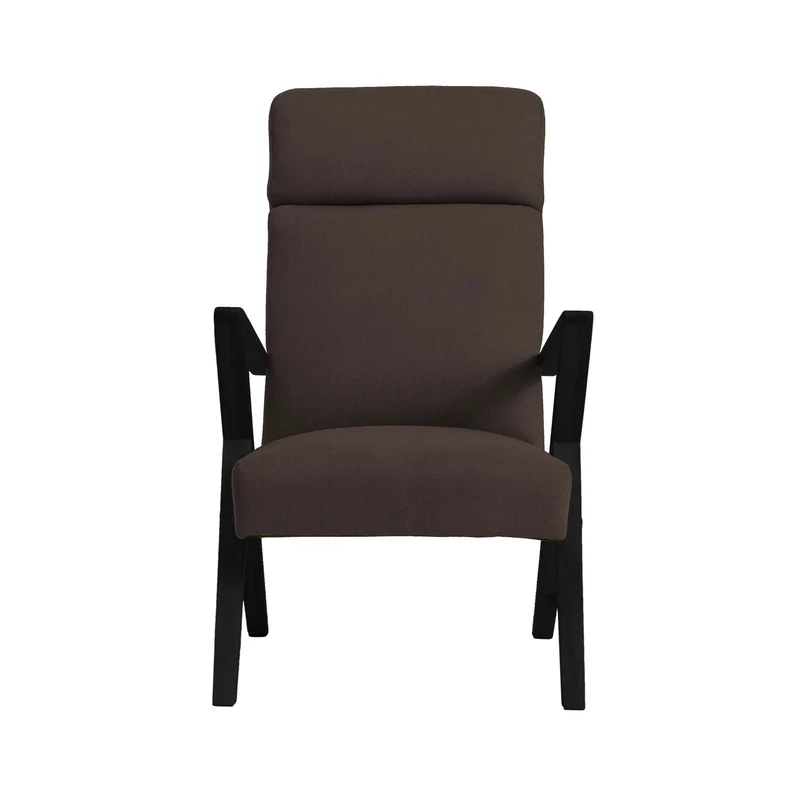 RETROSTAR Lounge Chair, Gestell aus Buchenholz, schwarz lackiert