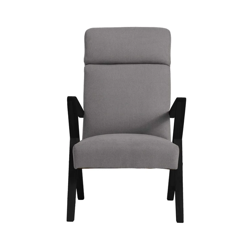 RETROSTAR Lounge Chair, Gestell aus Buchenholz, schwarz lackiert