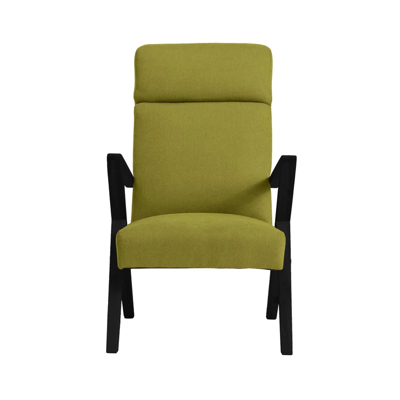 RETROSTAR Lounge Chair, Gestell aus Buchenholz, schwarz lackiert