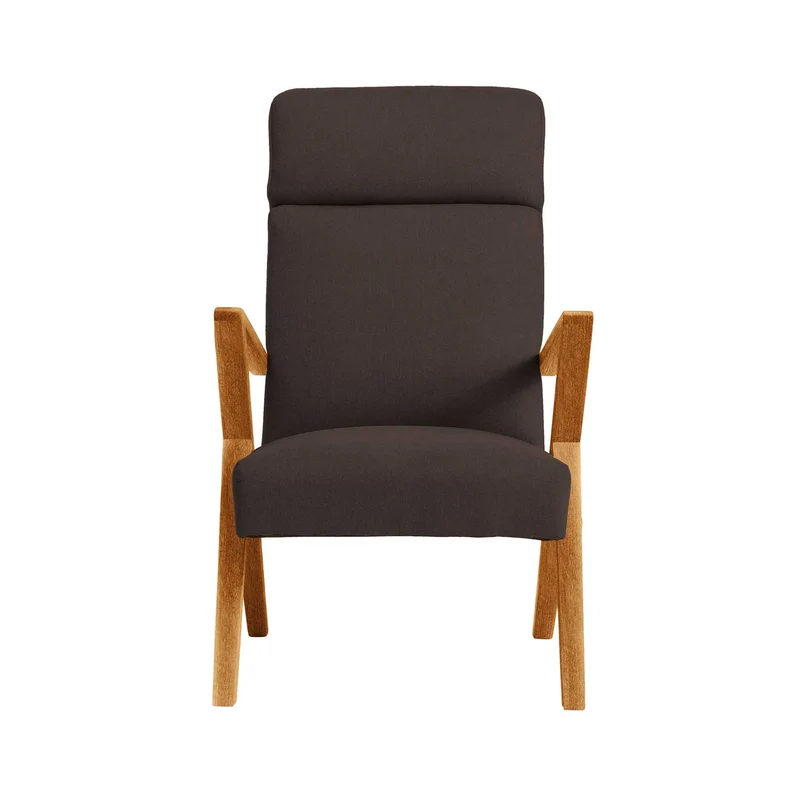 RETROSTAR Lounge Chair, Gestell aus Buchenholz, Farbe Eiche