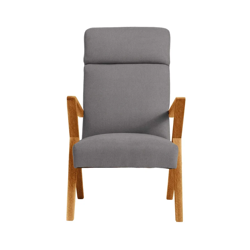 RETROSTAR Lounge Chair, Gestell aus Buchenholz, Farbe Eiche