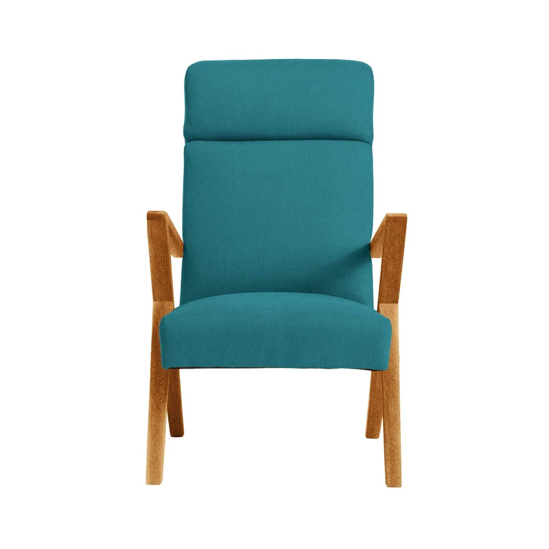 RETROSTAR Lounge Chair, Gestell aus Buchenholz, Farbe Eiche
