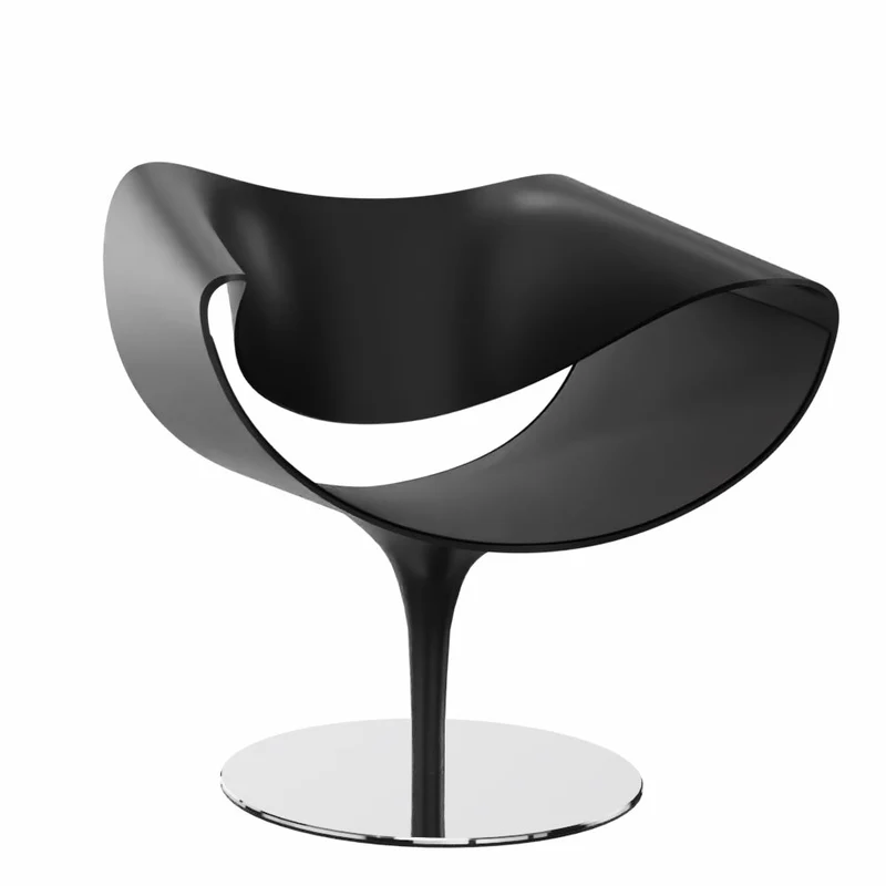 Züco PERILLO PE 0831 Lounge Sessel | Schale Schwarz | Deckend lackiert | Konfigurator