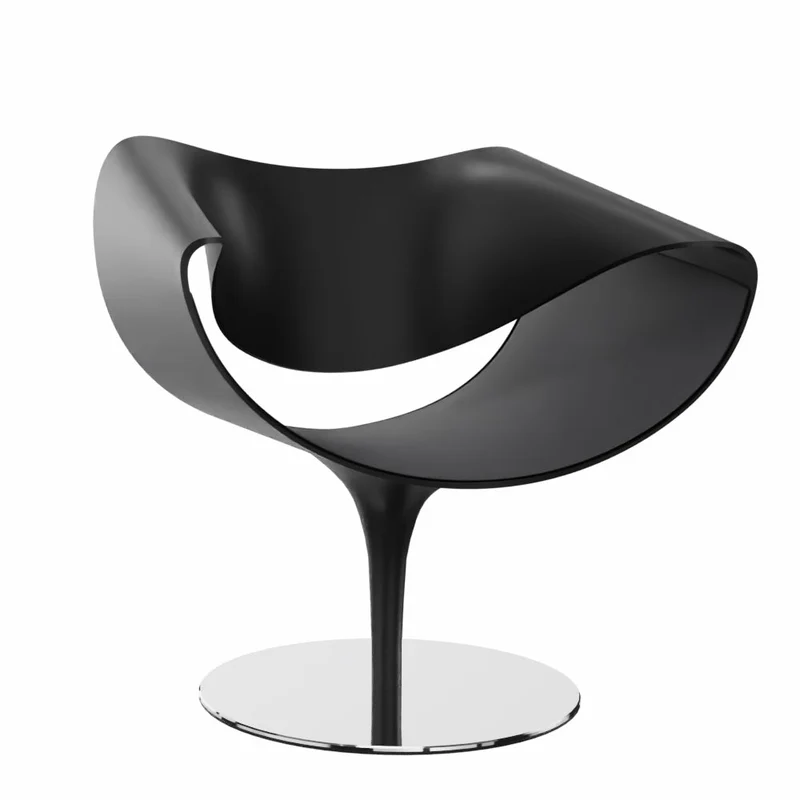 Züco PERILLO PE 0831 Lounge Sessel | Schale Schwarz | Deckend lackiert | Konfigurator