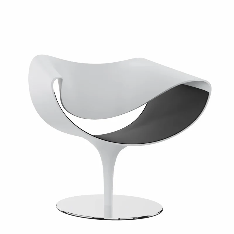 Züco PERILLO PE 0831 Lounge Sessel | Schale Weiß | Deckend lackiert | Konfigurator