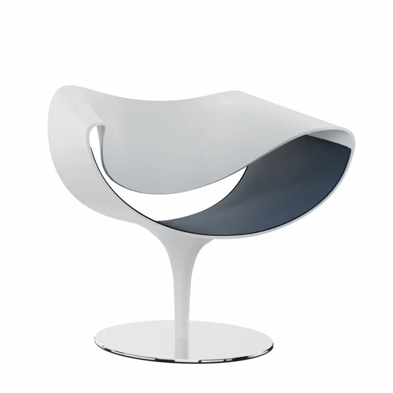 Züco PERILLO PE 0831 Lounge Sessel | Schale Weiß | Deckend lackiert | Konfigurator