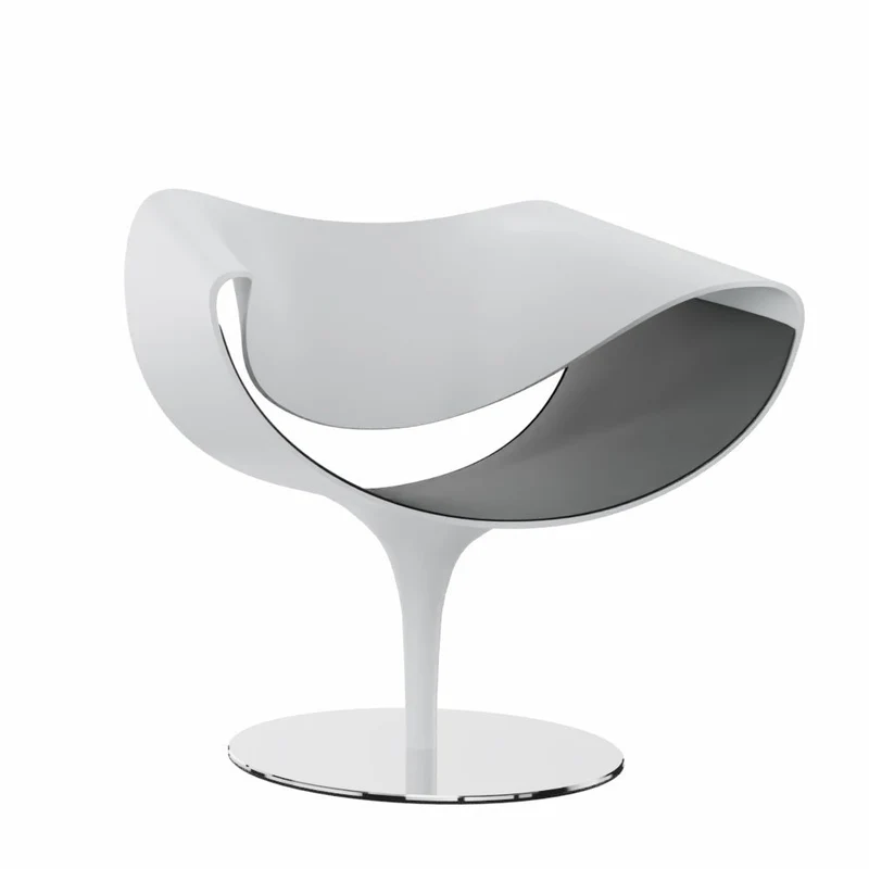 Züco PERILLO PE 0831 Lounge Sessel | Schale Weiß | Deckend lackiert | Konfigurator