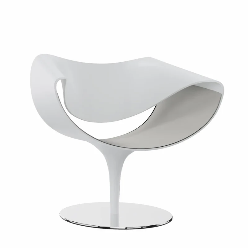 Züco PERILLO PE 0831 Lounge Sessel | Schale Weiß | Deckend lackiert | Konfigurator