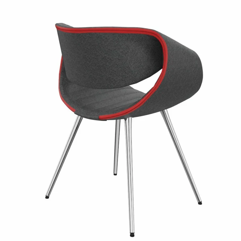 Züco Little PERILLO PE 0527 SRV | Gepolstert | Filzstoff | Esszimmerstuhl | Konfigurierbar