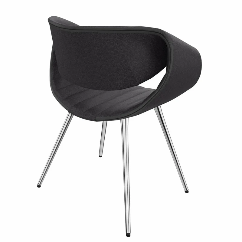 Züco Little PERILLO PE 0527 SRV | Gepolstert | Filzstoff | Esszimmerstuhl | Konfigurierbar