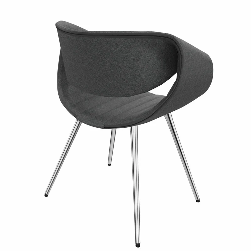 Züco Little PERILLO PE 0527 SRV | Gepolstert | Filzstoff | Esszimmerstuhl | Konfigurierbar