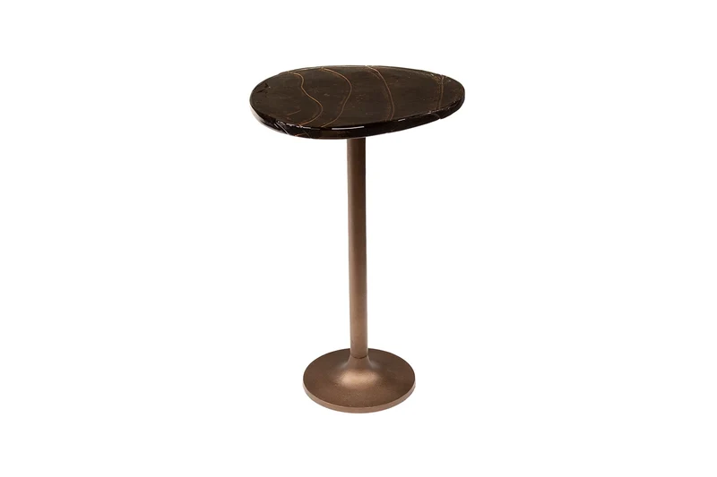 KAWOLA Beistelltisch DARI XL Glas kupfer