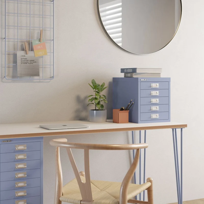 Bisley MultiDrawer™ L125 - 5 Schubladen - Gesamthöhe 380 mm - DIN A4 - Alle Farben - jetzt auf Rechnung bestellen