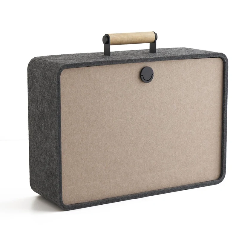 Laptop Tasche Koffer Rucksack - APTO Office Box - Transportable Filzbox - Nimm Dein Büro mit wohin Du willst - Rechnung kaufen