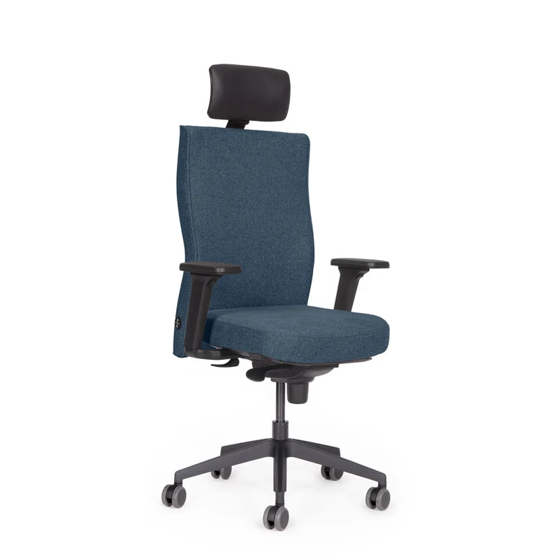 Ergonomischer Bürostuhl lento Genesis | mit Kopfstütze & Armlehnen