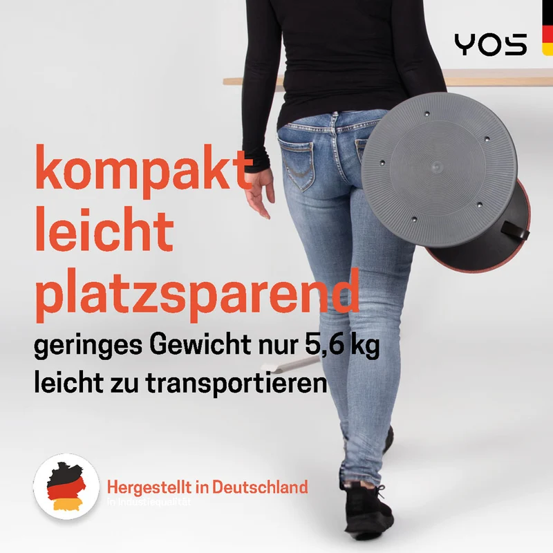 YOS S1 ergonomischer Bürohocker | Stehhocker | Pendelhocker