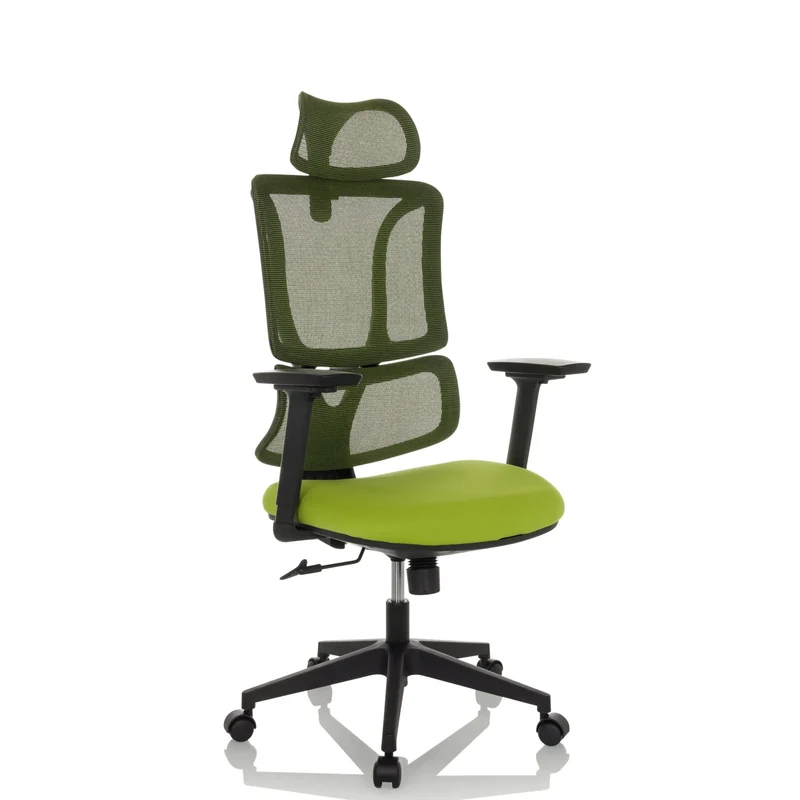ERGOMY | Stoff / Netz | Rahmen: Schwarz - Home Office Bürostuhl