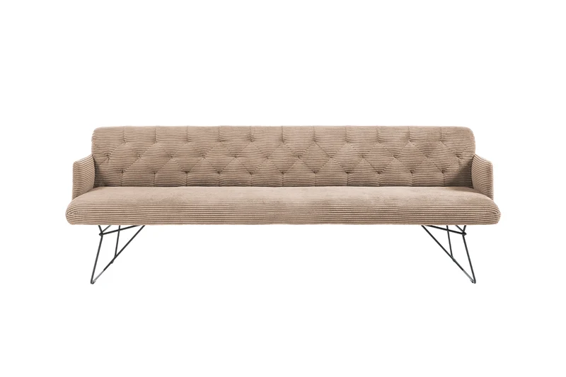 KAWOLA Esszimmerbank CHARME Cord taupe