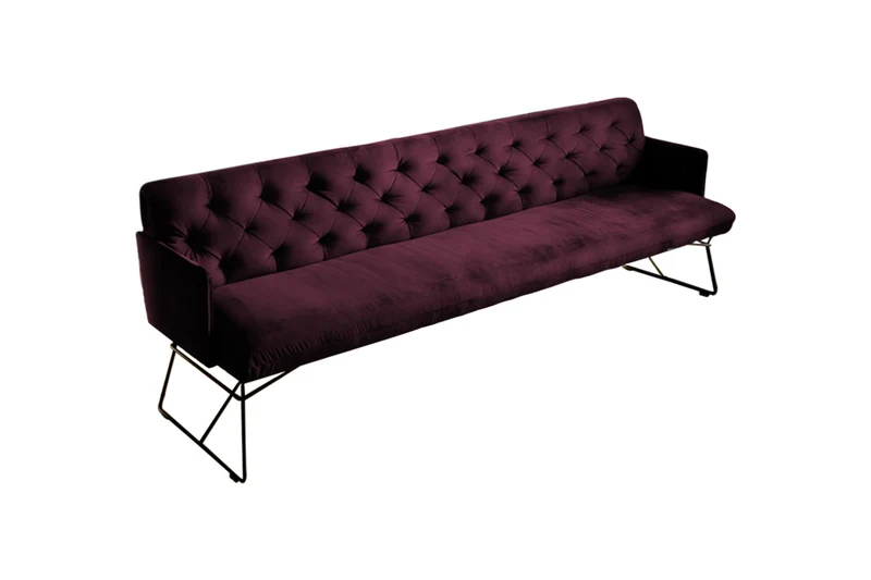 KAWOLA Esszimmerbank CHARME Velvet purple