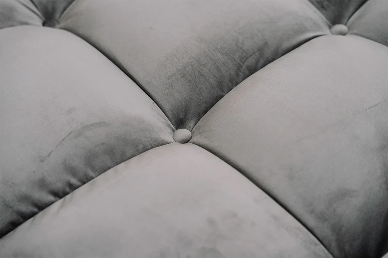 KAWOLA Big Sofa VIVIEN Velvet stone
