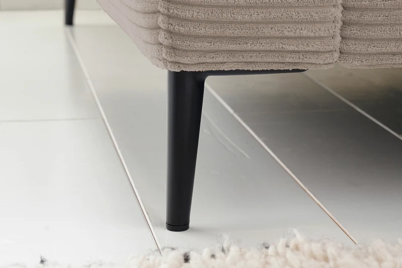KAWOLA Ecksofa CARA Sofa Cord taupe