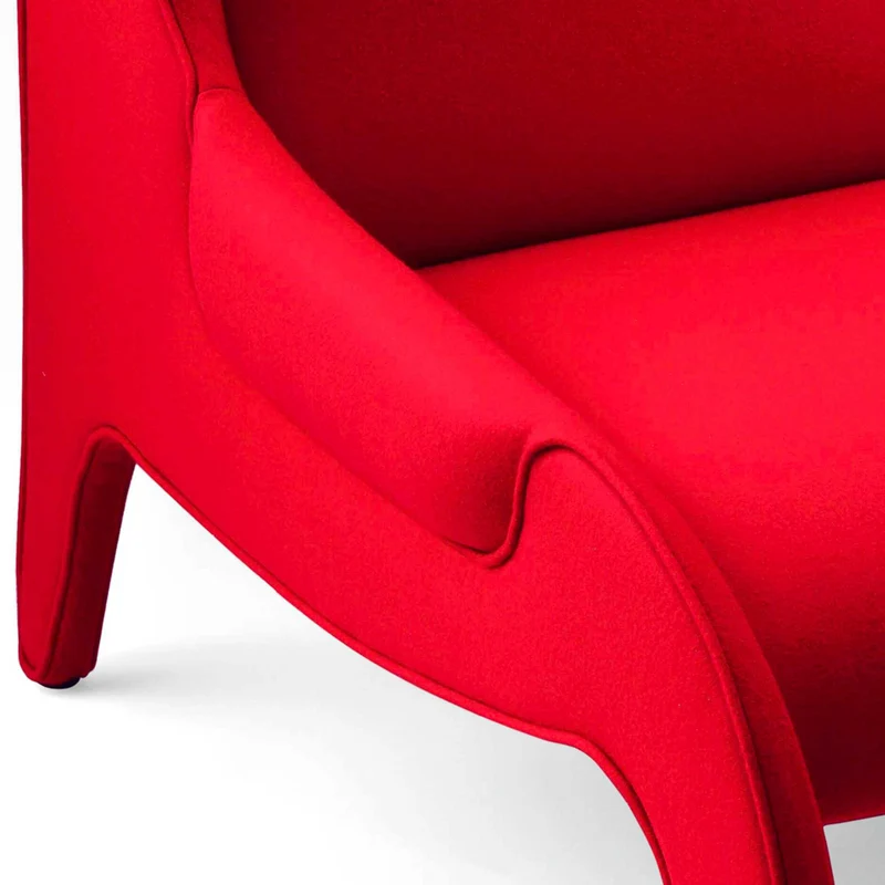 Lowline Fabric Armchair ANTROPUS, designed by Marco Zanuso for Cassina
