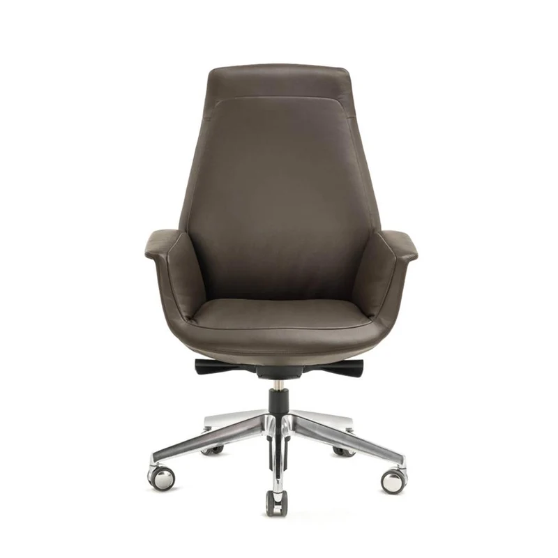 Office Swivel Chair with Wheels DOWNTOWN EXECUTIVE by Jean-Marie Massaud for Poltrona Frau