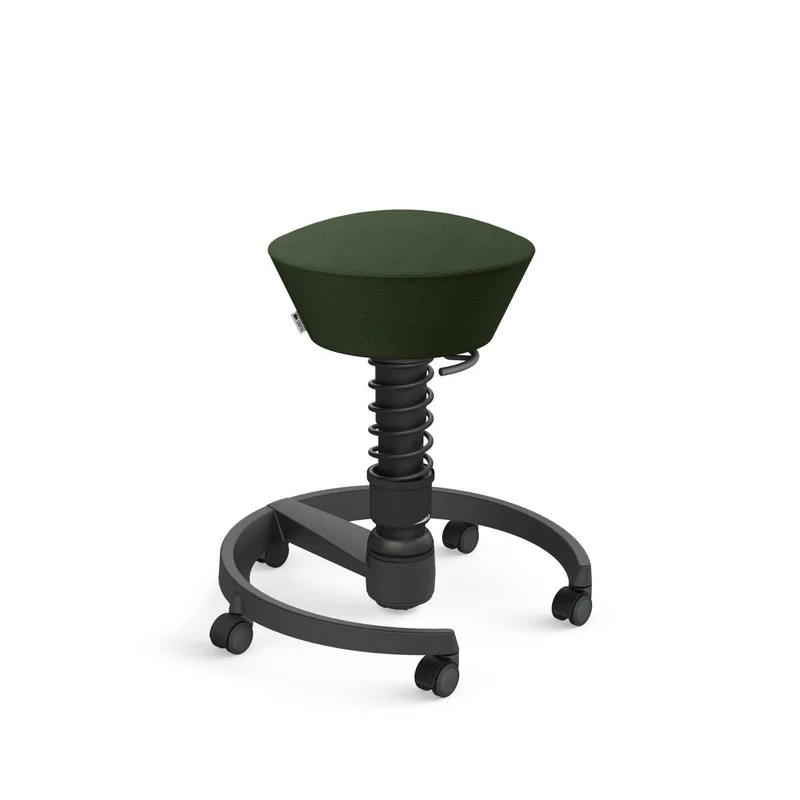 Aeris Swopper mit Rollen | Stoff Wolle Select Additional | Gestell Schwarz