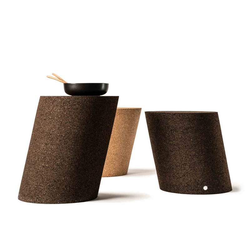 Cork Stool ALI by Jari Franceschetto for Suber