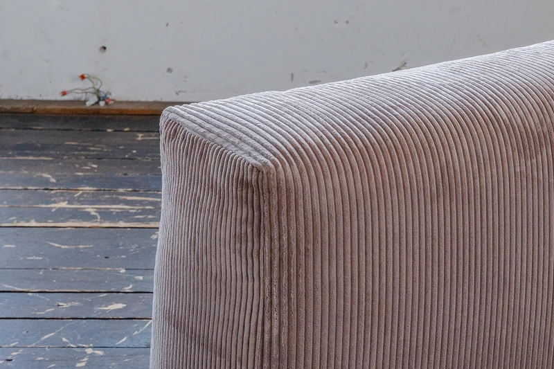 KAWOLA Armlehne / Rückenlehne MIA Cord taupe