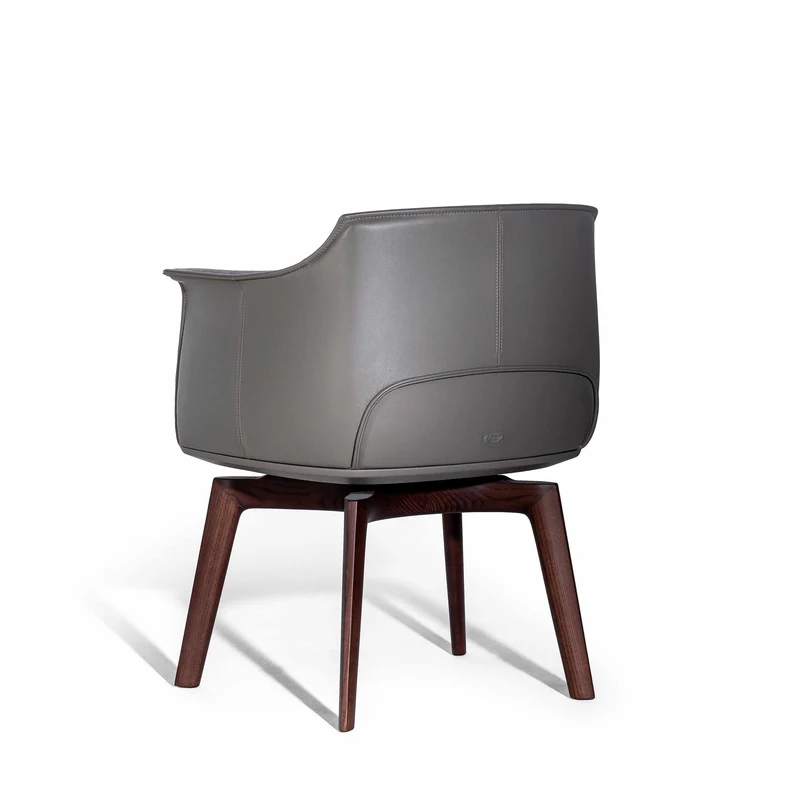 Swivel Chair ARCHIBALD by Jean-Marie Massaud for Poltrona Frau