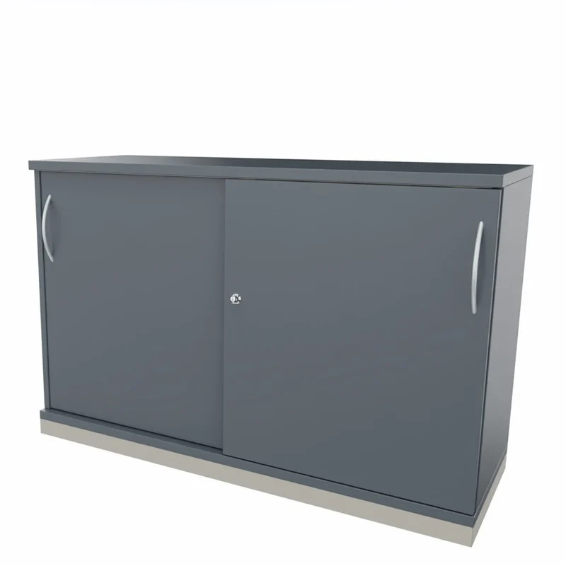 Schiebetürenschrank Style | Aktenschrank | Sidebord | Büroschrank 2OH x 1200 mm breit
