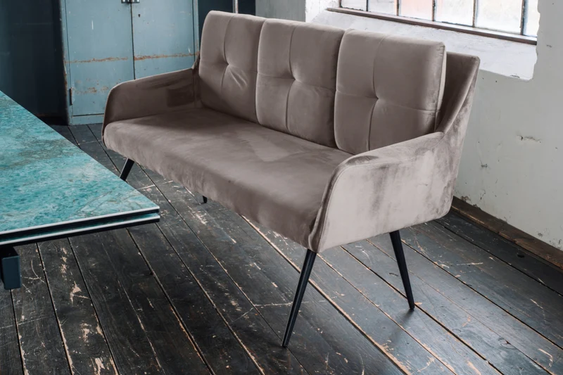 KAWOLA Esszimmerbank PIRI Velvet taupe