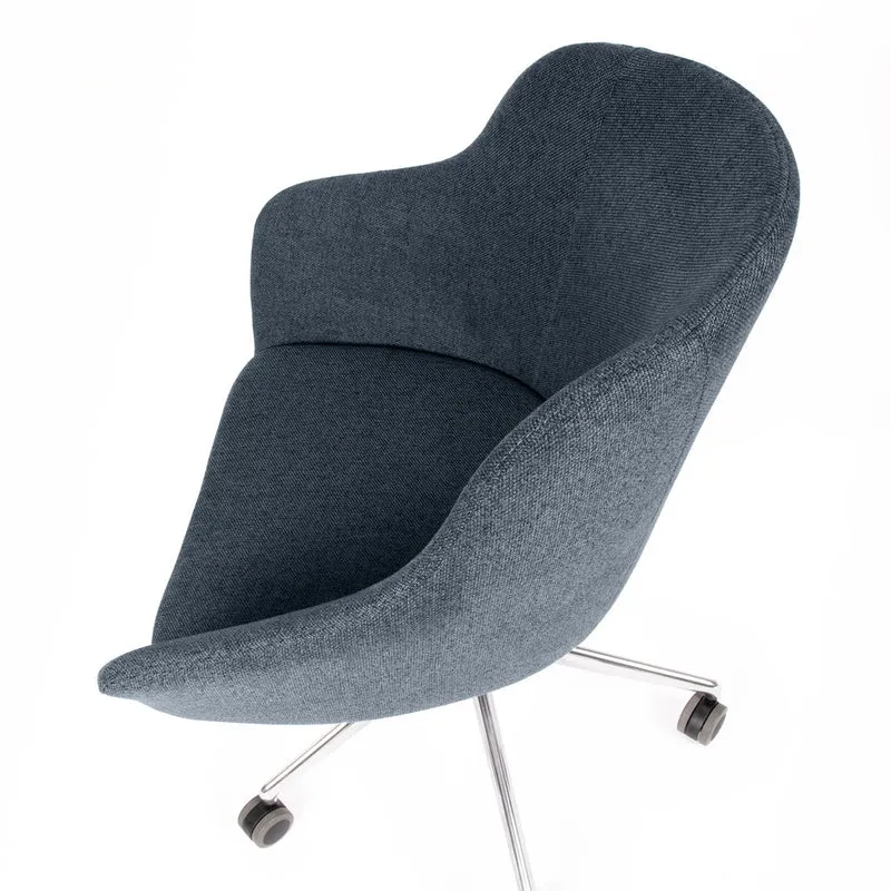 lento Drehstuhl Smart Cosy D high | Konferenzstuhl | Besucherstuhl | Wippfunktion & Rollen