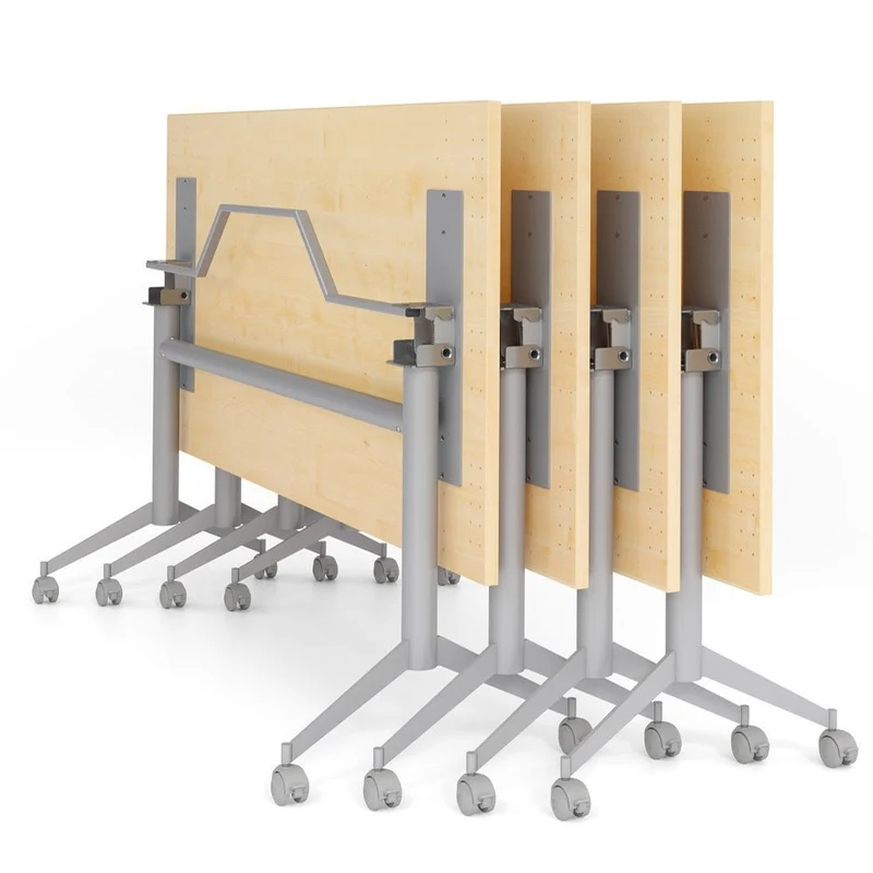 YOS Schreibtisch Pure klappbar - Klapptisch auf Rollen - 180 x 80 cm