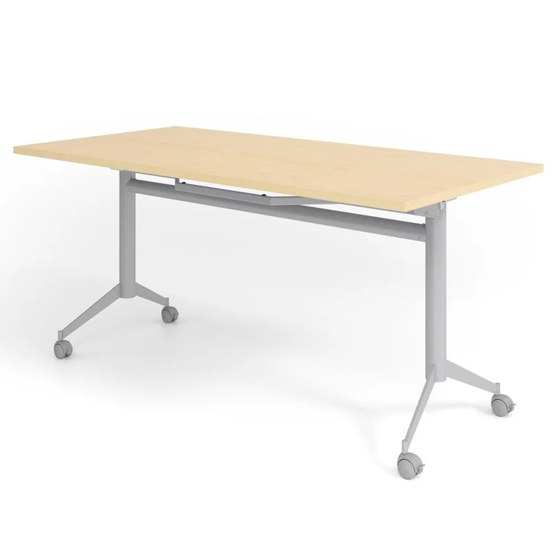 YOS Schreibtisch Pure klappbar - Klapptisch auf Rollen - 180 x 80 cm